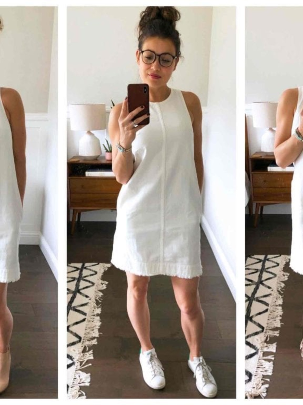 J. Crew Classic Sleeveless White Dress NWT - Picture 5 of 7